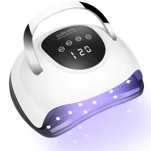 Lampe à ongles professionnelle Sun X9 MAX 57 UV LED avec 4 minuteurs, capteur automatique, 12W, équipement en plastique pour vernis gel - Product Image 1