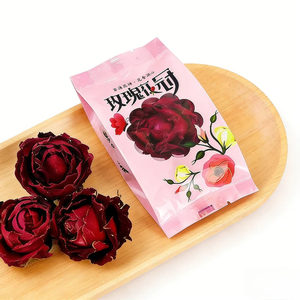 Thé <span class=keywords><strong>de</strong></span> roses rouges bio chinoises <span class=keywords><strong>de</strong></span> qualité supérieure, bourgeons <span class=keywords><strong>de</strong></span> roses entiers séchés pour tisanes apaisantes et soins <span class=keywords><strong>de</strong></span> la peau - Product Image 2
