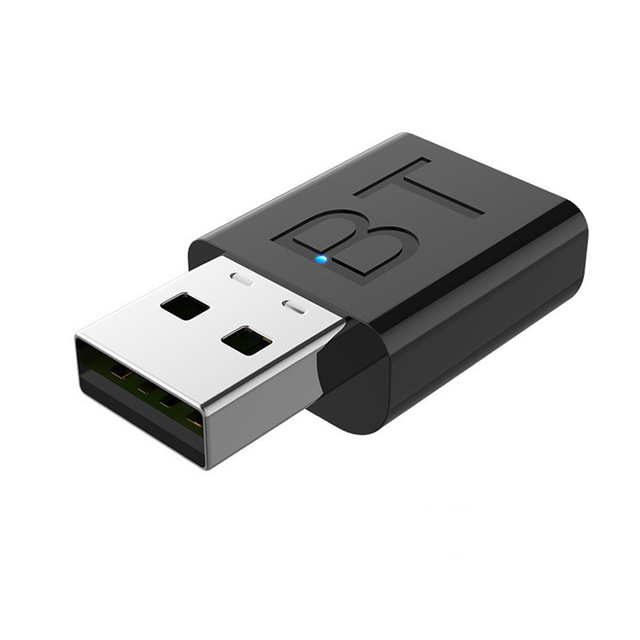 2 in 1 for Receiver Aux Audio Wireless Monitoring Headset Car Dongle Plastic Wireless USB Audio Adapter for PC/Car BLE Adapter
