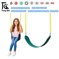 Kit de remplacement de siège de balançoire en plastique robuste avec chaînes, accessoires de terrain de jeu pour enfants