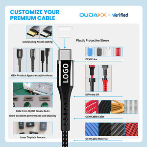 <span class=keywords><strong>Cable</strong></span> USB4 Coaxial Thunderbolt 3 de PVC de Fábrica OEM, 40 Gbps, 4K, Tipo C, 100 W para Carga Rápida, Transferencia de Datos y Video, para Laptop y <span class=keywords><strong>PC</strong></span> - Product Image 6