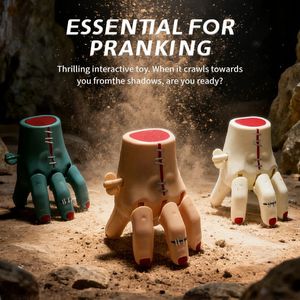 NUEVO Juguete de Broma de Halloween, <span class=keywords><strong>Mano</strong></span> Humana Realista de Plástico para Caminar, Mecanismo de Cuerda, Sin Batería - Product Image 2