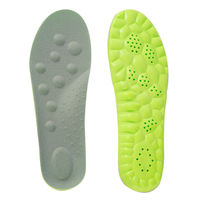Semelles intérieures 4D Cloud Technology ultra-douces avec soutien de la voûte plantaire, protection des pieds, sensation nuage, forme en U, semelles intérieures en mousse à mémoire de forme 4D pour le sport