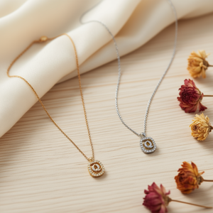 Collier pendentif lettre Q en diamant 10x15 cm style collier en acier doré argenté - Product Image 3