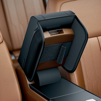 Coussin rehausseur universel personnalisé pour accoudoir de console de voiture, coussin de coude en mousse à mémoire de forme avec poche de rangement, accessoire d'intérieur automobile