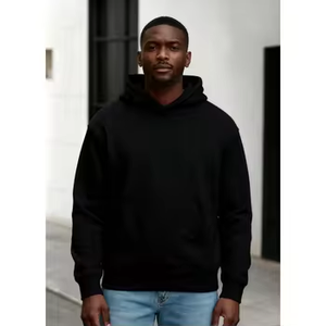 Sweat-shirts à capuche unisexes en gros avec poche, impression personnalisée, en coton, pour hommes et femmes, entrepôt américain, livraison rapide, promotions - Product Image 1