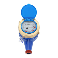 Compteur d'eau mécanique multi-jets à diamètre personnalisable en usine, type sec/humide, en fer