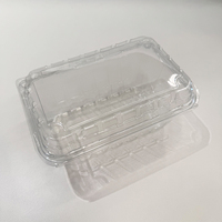 Fabrieksdirecte supermarkt PET clamshell verpakking op maat gemaakte maat scharnierende clamshell doos