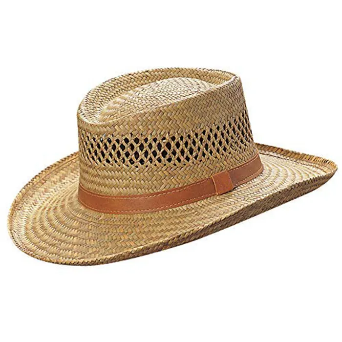 Outdoor Women Men Hat Unisex Spring Summer Breathable Sun Straw Braid Floppy Fedora Beach Panama Cap Straw Hats