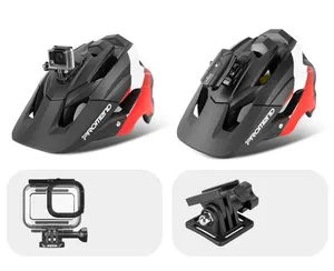 Nuovo casco da moto con fotocamera rabbet nuovo Design e-bike light slot per fotocamera casco Base per fotocamera proteggi la testa caschi da bicicletta MTB