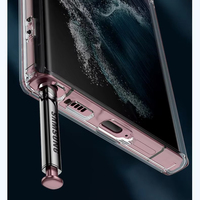 Coque de Téléphone Antichoc Transparente PC TPU pour Samsung Galaxy S25 S23 Ultra S22 Plus avec Chargement Magnétique Sans Fil