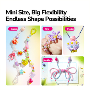 Boîte à bijoux créative en plastique Mideer pour enfants de 8 ans et plus, ensemble de bijoux à faire soi-même, ensemble de maquillage, jouet cadeau - Product Image 3