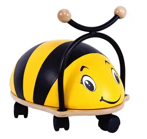 Carrozzina per bambole in legno Bee Ride On Car Wood Activity Walker For Babies Wood