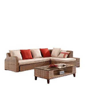 Nuovo design mobili soggiorno in rattan set di comando elettrico divano letto unità d'angolo - Product Image 1