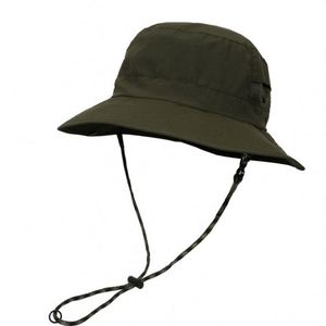 Striped Quick Drying Nylon Fisherman Outdoor Hiking Fishing Travel <b>Hat</b> Drawstring Closure Large Eave Sun Protection All-Season - Product Image 6