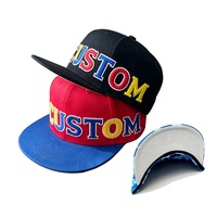Casquette Snapback Ajustée de Haute Qualité, Logo Personnalisé, 6 Panneaux Structurés, Bicolore, Casquettes de Baseball Vides pour Hommes, Broderie, Vente en Gros