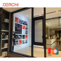 Ventanas de Aluminio con Doble Vidrio Aislante Acústico, Resistentes a Huracanes NFRC, Personalizadas