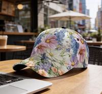 Gorra de béisbol de moda con estampado digital 3D, estilo punk gótico americano, modelo 2026, transfronteriza, con visera de pico de pato
