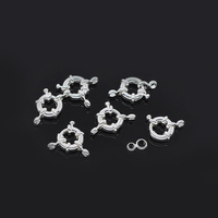 1000 pièces/sac 15MM Anneaux à ressort en laiton à 3 anneaux pour accessoires de bijouterie