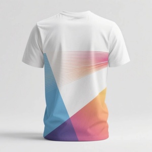 เสื้อยืดแขนสั้นผ้าโพลีเอสเตอร์ 100% คุณภาพสูง ปรับแต่งได้ พิมพ์ลายซิลค์สกรีน ย้อมสีพื้น แห้งเร็ว เหมาะสำหรับเล่นกีฬา ทำงาน ใส่ได้ทั้งชายและหญิง - Product Image 4