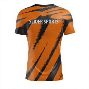 เสื้อบีบอัด MMA BJJ แขนสั้นออกแบบเองได้ชุดป้องกันผื่น - Product Image 2