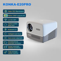 Projecteur portable Veacine E20PRO Mini 1080P HD LCD avec mise au point automatique LED Android 12 Home Cinéma avec WiFi 6