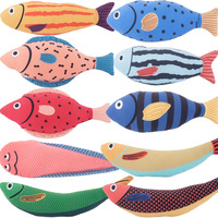 Petit jouet à mâcher pour chat, chatnip, simulation de poisson, auto-divertissement, soulage l'ennui, résistant aux morsures, teaser pour animaux de compagnie, vente en gros de jouets pour chats