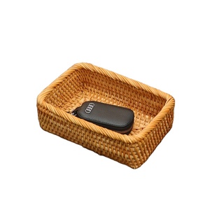 Cổ tự nhiên mây thân thiện với môi lưu trữ ngoài trời giỏ <span class=keywords><strong>wicker</strong></span> dệt đa chức năng Kid đồ chơi trang trí nội thất giặt bin - Product Image 2