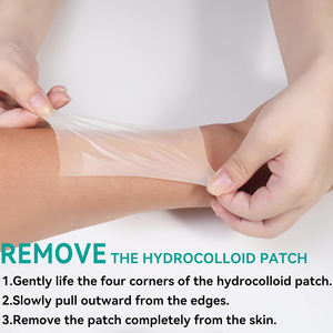 Gulungan Film balutan luka hidrokoloid silikon hipoalergenik bernapas melindungi kotoran mendukung penyembuhan alami dan penyembuhan bekas luka - Product Image 5