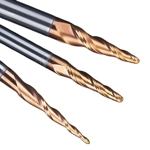 Huhaho hrc 55 כדור פלדה האף קצה טחנת טיפין מצופה cnc טחינה חותך כרסום חותך טונגסטן פלדה קרביד נתב טחנה - Product Image 2