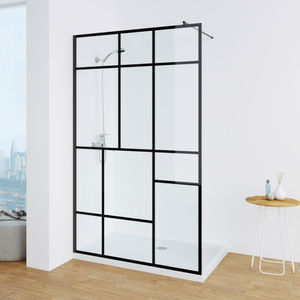 <span class=keywords><strong>Mampara</strong></span> de <span class=keywords><strong>Ducha</strong></span> de Vidrio Templado sin Marco con Marco de Acero Inoxidable Mate Rectangular Moderna de Tamaño Personalizado <span class=keywords><strong>para</strong></span> Baño Interior - Product Image 2