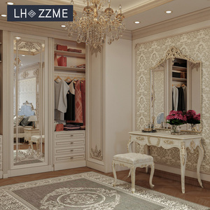 Armoire de rangement multi-niveaux en bois, couleur personnalisée, style italien contemporain moderne, grande capacité, pour hôtel - Product Image 1