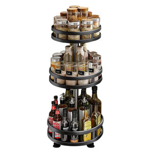 מתלה חדש 360-מתלה מחסן תבלין ושתילים הוא מתלה תיבול רב שכבתי למטבחים ביתיים - Product Image 2