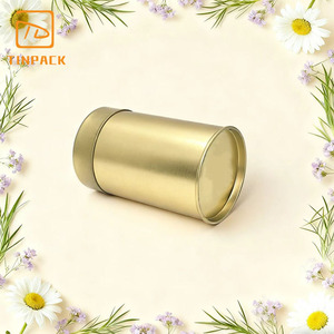 Kaleng teh tutup ganda kedap udara dapat dicetak-utuh kaleng bulat untuk paket teh Herbal aman untuk makanan - Product Image 6