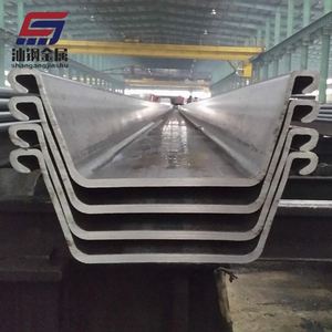 Pile de tôle d'acier en forme de U laminée à chaud 400*100*10.5 S275 S355 Pile de tôle d'acier au carbone pour la construction Type U - Product Image 4