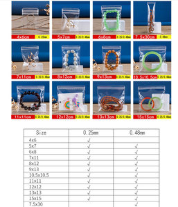 Bolsa de PVC grande transparente, plástico PE <span class=keywords><strong>impermeable</strong></span> de grado alimenticio con cierre de cremallera, accesorios sellables, bolsillo de sellado dividido - Product Image 6