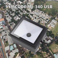 Module de scanner de code QR pour kiosque tourniquet USB Symcode MJ-340, scanner de code-barres 2D à montage fixe, 300 scans/s, capteur CMOS, SDK, noir, en stock