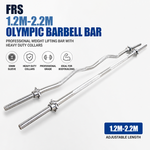<span class=keywords><strong>Barre</strong></span> de musculation réglable en acier chromé massif avec double écrou de verrouillage 5kg-16kg, usage commercial, conception anti-desserrage, fitness - Product Image 3