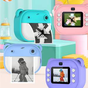 Mini Cámara Digital para Niños con Función de Reloj Inteligente, Impresión Instantánea, Cámara Térmica para Niños, Gran Angular de 180°, Pantalla de 2 Pulgadas, Juguete con Video - Product Image 2