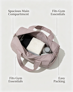 Sac de sport durable et léger, sac à bandoulière pour l'entraînement et le fitness, style personnalisé, mini sac en nylon résistant à l'eau avec fermeture éclair - Product Image 1