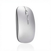 Ratón Inalámbrico Recargable, Ratón de Computadora Silencioso con Iluminación para Laptop y PC, Disponible como Artículo Individual
