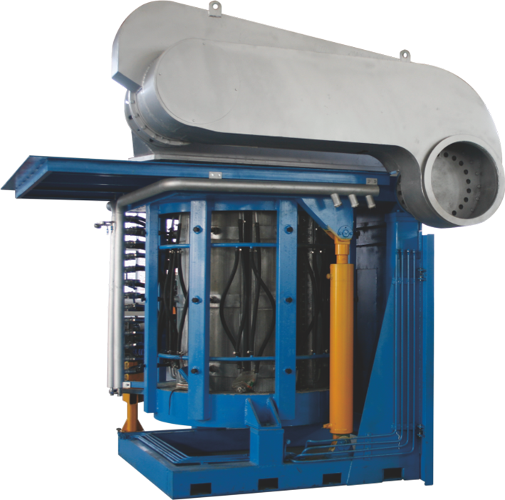 500kg Rotary Induction Furnace for Copper