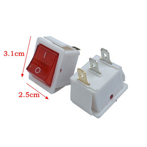Interruptor Basculante KCD4 3P 15A 250V con Terminal de Tornillo de Cobre, Encendido-Apagado-Encendido para Equipos Eléctricos - Product Image 2