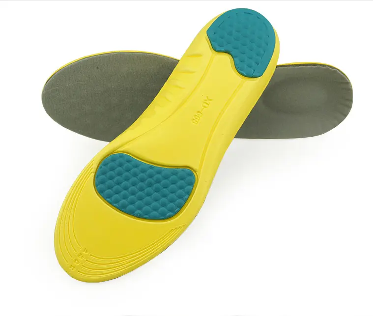 Ayak bakımı yumuşak bellek köpük jel tabanlık ayakkabı için kemer desteği ile