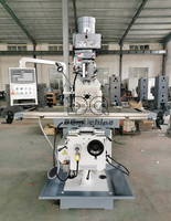 Manuelle Universal-Vertikal- und Horizontal-Metallfräsmaschine mit Schwenkkopf Modell X6336 380V/220V Mittelschwere Ausführung