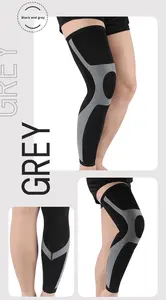 Genouillères de sport respirantes antidérapantes en tricot de compression en <span class=keywords><strong>polyester</strong></span> pour hommes et femmes, basketball, football, cyclisme en plein air - Product Image 5