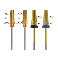 Brocas de Tungsteno para Uñas de la Marca Chiyan Factory, Venta al por Mayor, Cristal Fino, 5 en 1, Removedor de Uñas