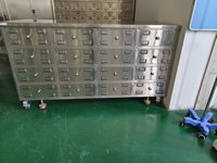 Armoire médicale professionnelle moderne en acier inoxydable, 20 tiroirs, chariot à médicaments pour pharmacie, mobilier d'hôpital, entrepôt, clinique, soins intensifs