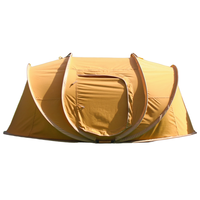 Tente pliable imperméable pour le camping en plein air, en aluminium Oxford, quatre saisons, 3 personnes, montage en 2 secondes