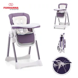 Forhanna HA-001High Chair Reclinable Seat Adjustable Footrest 8 Height Positions